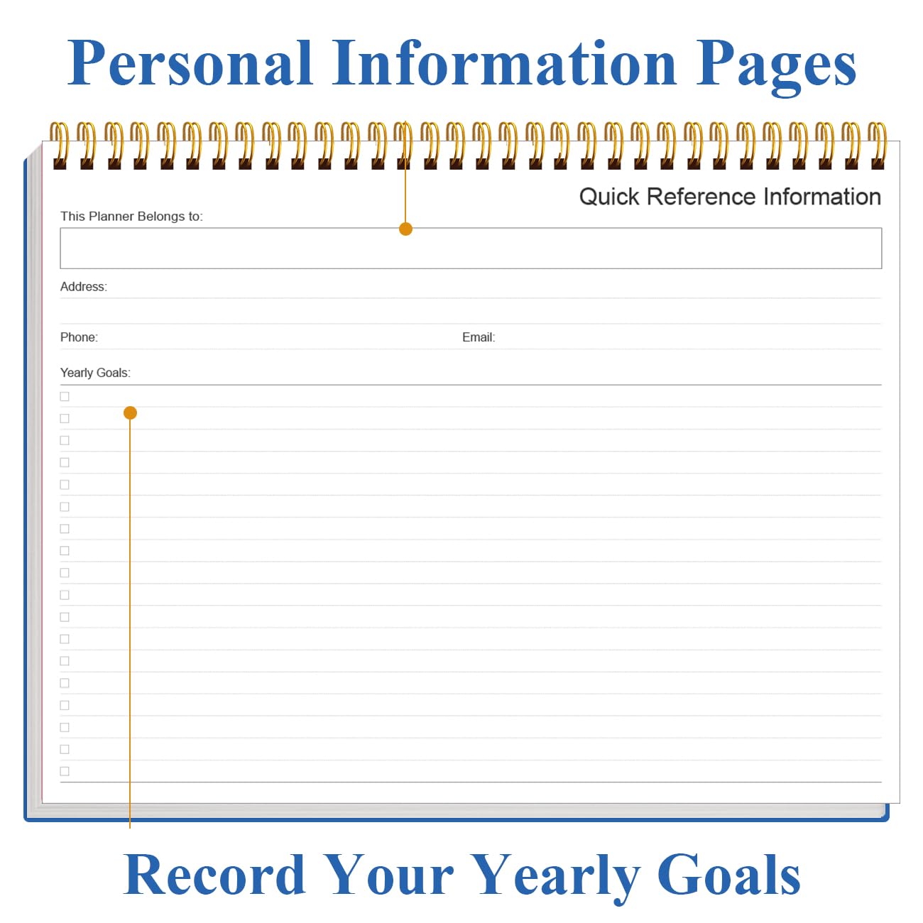 Weekly Productivity Planner - 8.5" x 11" Dashboard Desk Notepad Has 6 Focus Areas to List Tasks for Goals, Projects, Clients, Academic or
