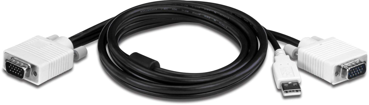 TRENDnet 2-Port USB KVM Switch Kit with Audio, TK-209K, Control Up to 2 Computers, Windows, Linux, Mac OS Compliant, 2048 x 1536 VGA Resolution, NDAA