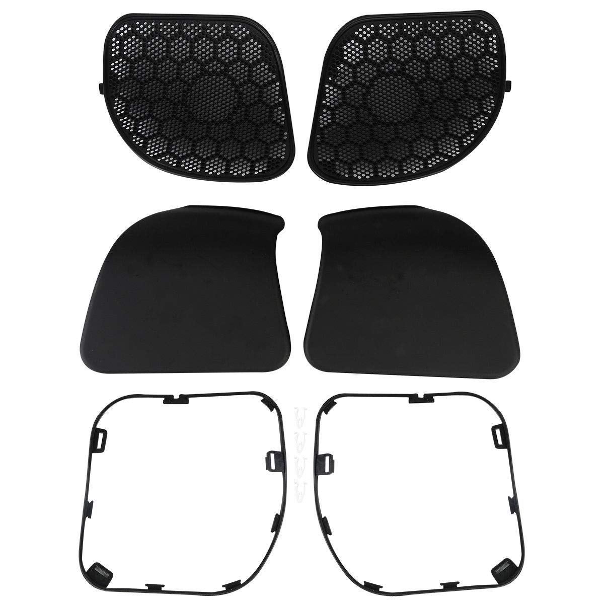 TCT-MOTORPARTS Fairings Glove Box Doors +Speaker Grilles For Harley Road Glide 2015-2023 FLTRX Ultra FLTRU Special FLTRXS CVO Ultra FLTRUSE Matte