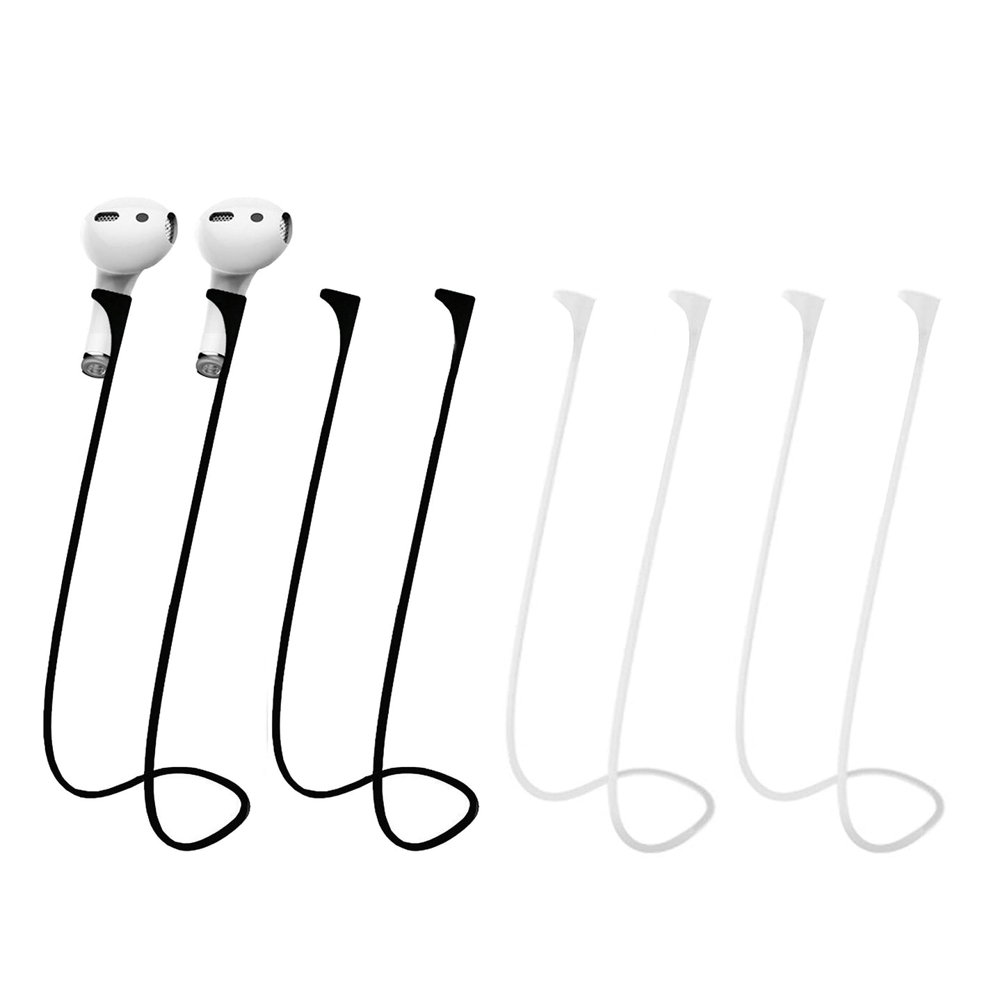 RIAYVIL Anti-Lost Strap for AirPods,Magnetic Soft Silicone Sports Lanyard,Neck Cord Rope 2nd
