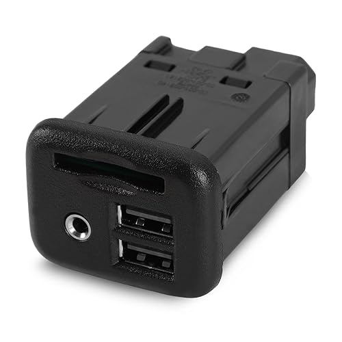 Wanzuwbip 13519224 USB Port Interface AUX Jack Audio carplay fit for 2016-2017 Silverado Sierra Escalade Tahoe Suburban Yukon with SD Card Slot & Jet