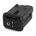 Wanzuwbip 13519224 USB Port Interface AUX Jack Audio carplay fit for 2016-2017 Silverado Sierra Escalade Tahoe Suburban Yukon with SD Card Slot & Jet