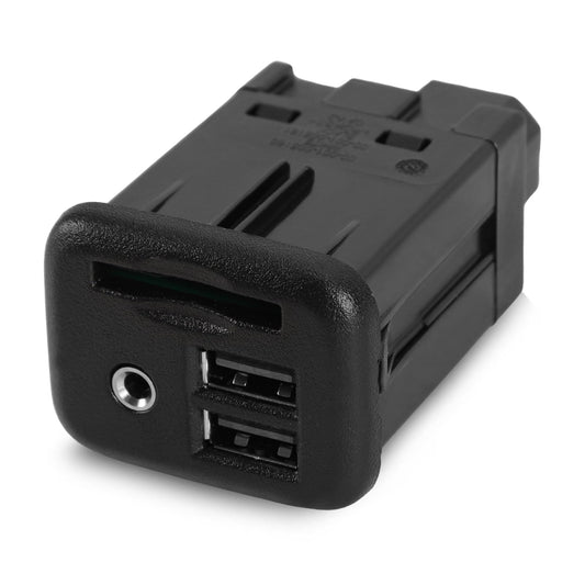 Wanzuwbip 13519224 USB Port Interface AUX Jack Audio carplay fit for 2016-2017 Silverado Sierra Escalade Tahoe Suburban Yukon with SD Card Slot & Jet