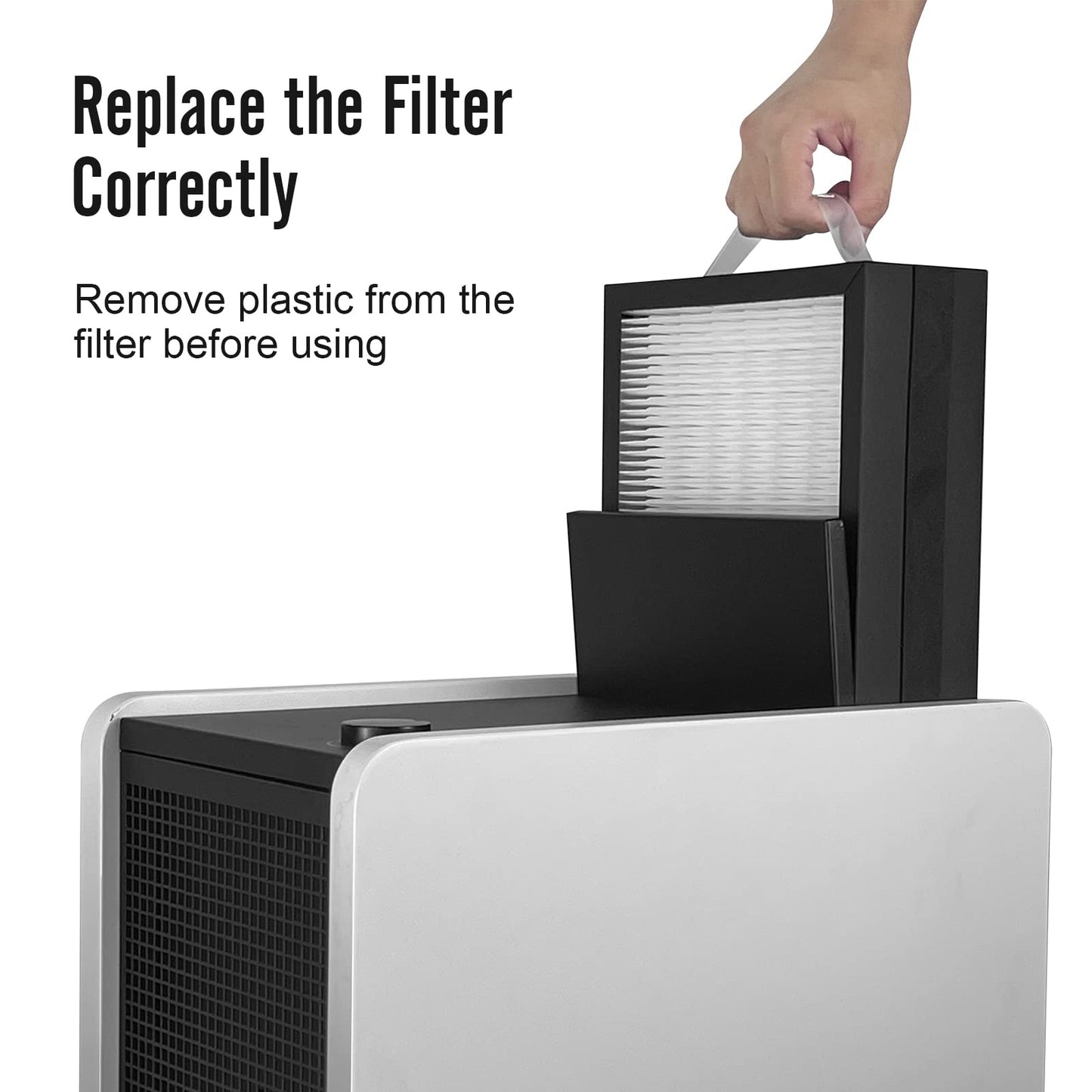 LUFTRUM Air Purifier Replacement Filter,H13 True HEPA Filter, AC400