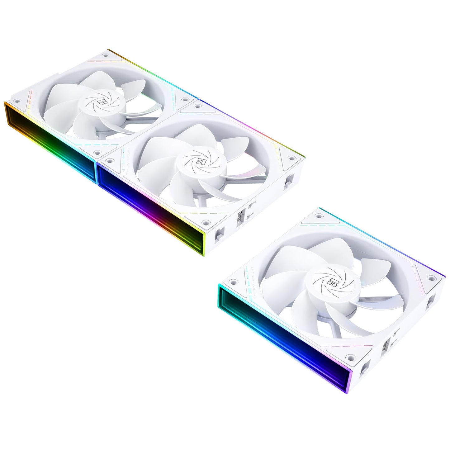 Thermalright TL-M12QRW X3 Case Fan-120mm Quiet,Wireless Splicing Building Block CPU Fan Reverse,Infinity Mirror ARGB Lighting Effects,New Power Chip