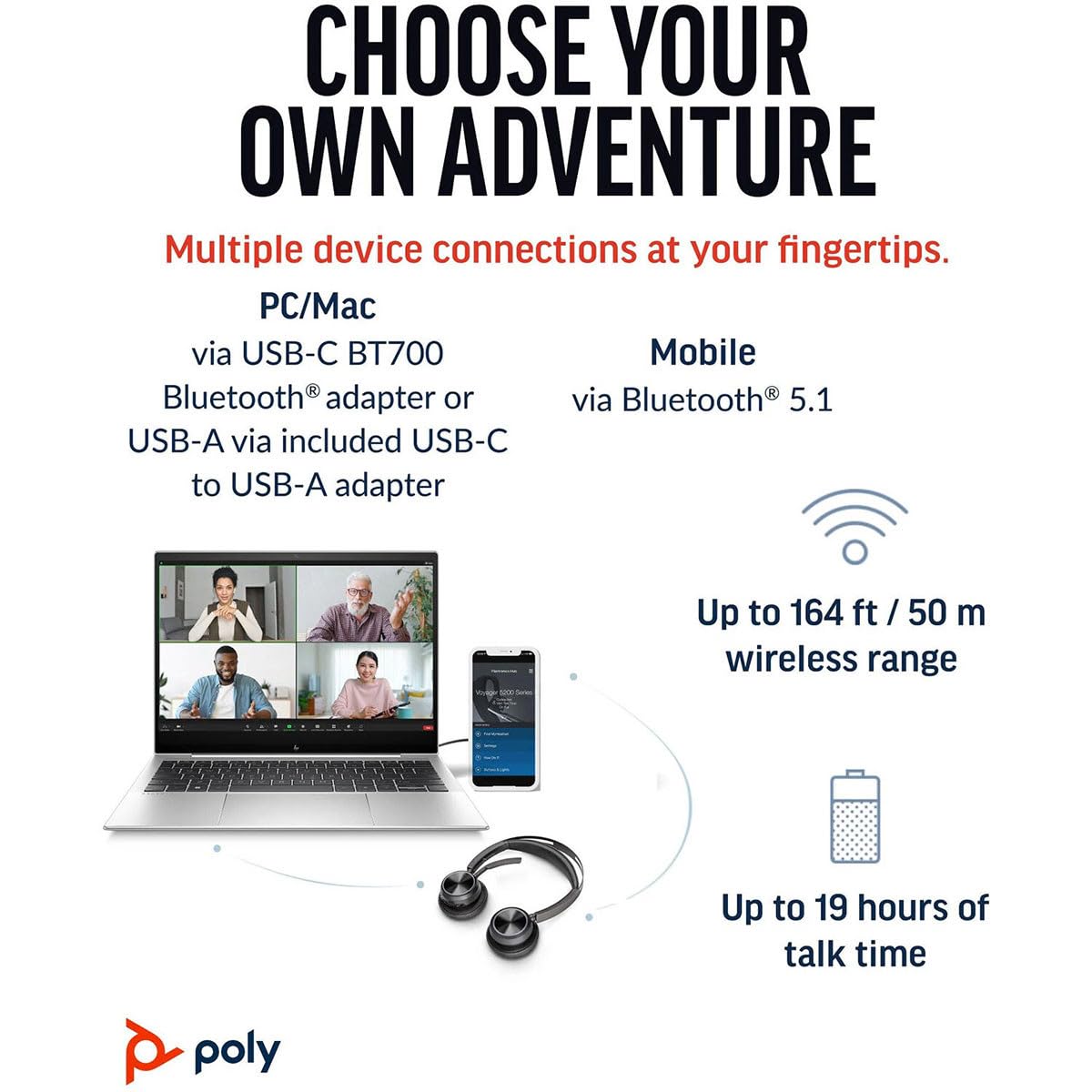 Poly Voyager Focus 2 Headset