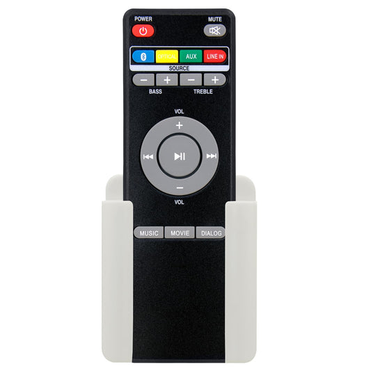 Replacement Remote Control for Greentouch Home Standalone Speaker Sound System FS-2601 FS-2801 (with Mounting Bracket)