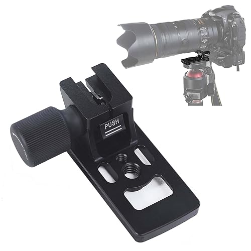 iShoot Replacement Lens Foot Compatible with Nikon Nikkor AF-S 70-200mm f/2.8E FL ED VR & AF-S 500mm f/5.6E PF ED VR, Lens Collar Stand Tripod Mount
