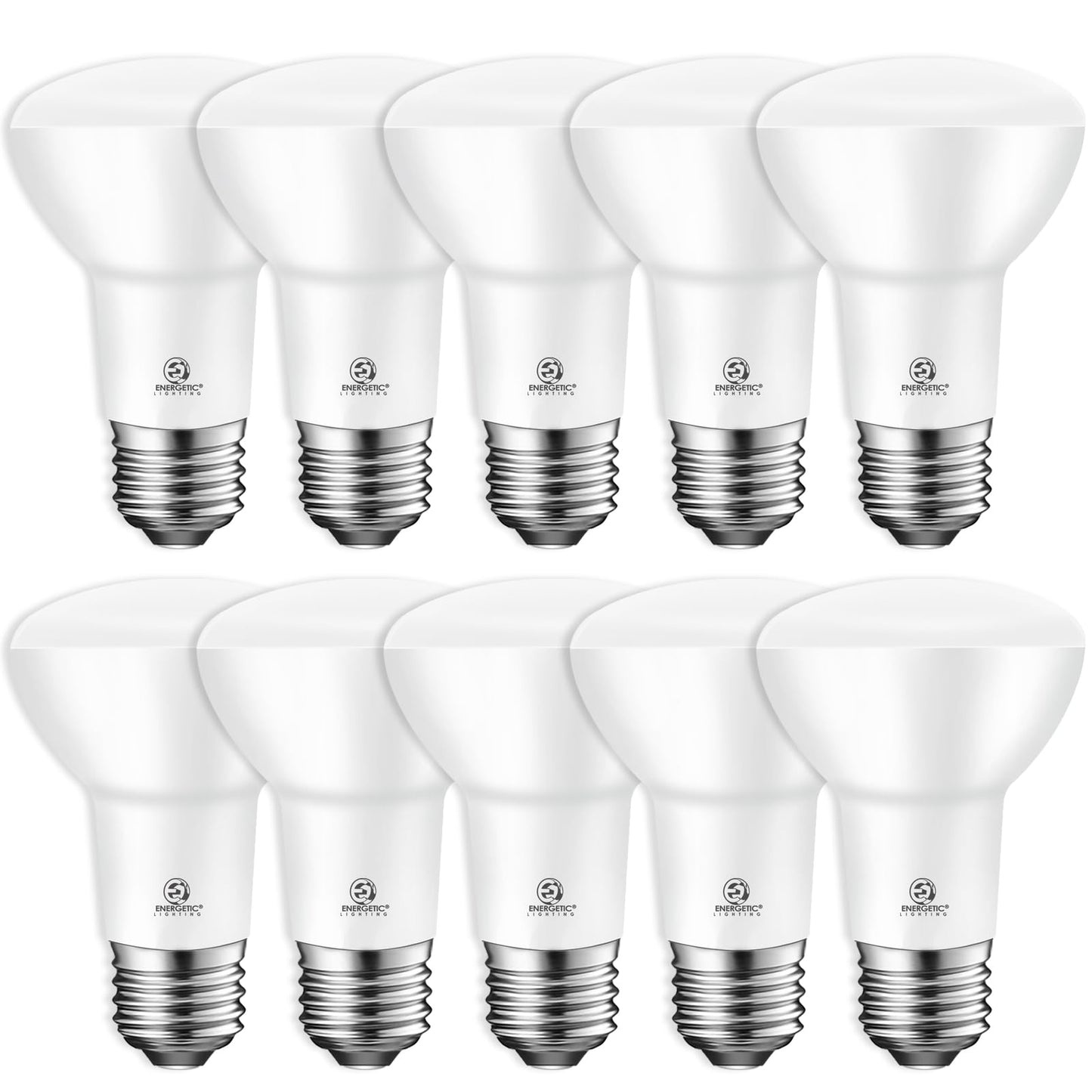 Energetic BR20 LED Bulb R20 Dimmable 5000K Daylight 45W Equivalent to 6.5W, Recessed Can Light Bulbs, Kitchen Ceiling Lights, E26 500 Lumen LED Flood