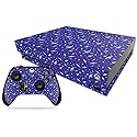 MightySkins Carbon Fiber Skin for Microsoft Xbox One X - Crystal Gemstones | Protective, Durable Textured Carbon Fiber Finish | Easy to Apply, Remove