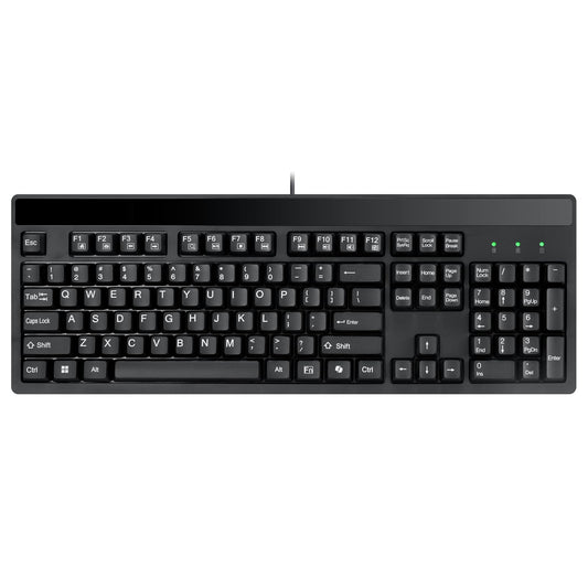 Adesso EasyTouch 130 Mechanical Keyboard, Full-Sized USB Wired
