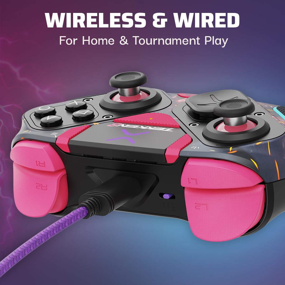 PDP Victrix Pro BFG Wireless Gaming Controller, Licensed for PlayStation, PS5/PS4/PC Gamepad, Sony 3D Audio, Modular Buttons/Triggers/Thumbstick
