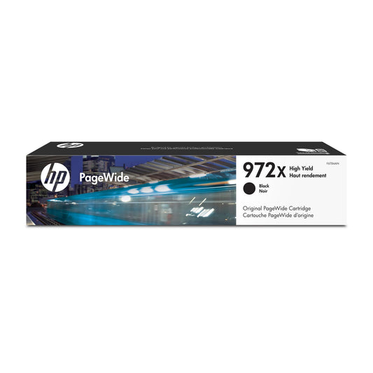 HP 972X PageWide Cartridge High Yield Black Ink Cartridge Printers | Works with Printer Series: PageWide Pro 452, 477, 552dw, 577 | F6T84AN