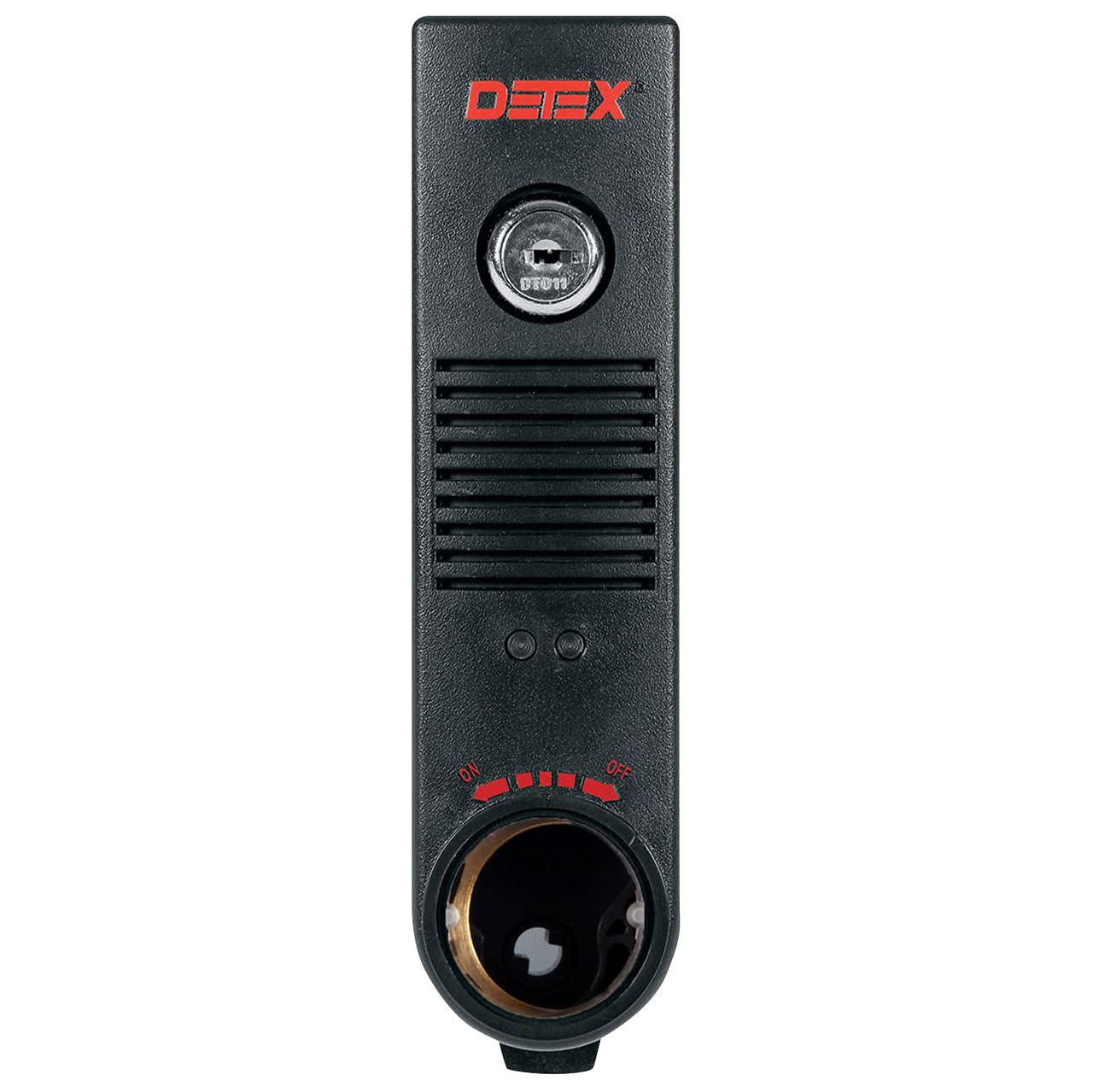 Detex EAX-500 Series Stand Alone Surface Mount Door Alarm, Exit Alarm Function, Black Finish