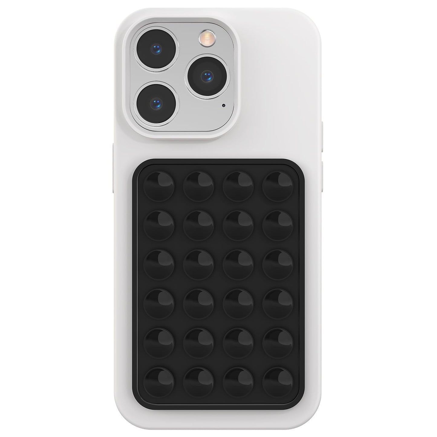 Silicone Phone Sticky Grip, Suction Phone Case Mount for iPhone and Android, Hands-Free Sticky Cell Phone Grip, Mobile Fidget Mirror Holder