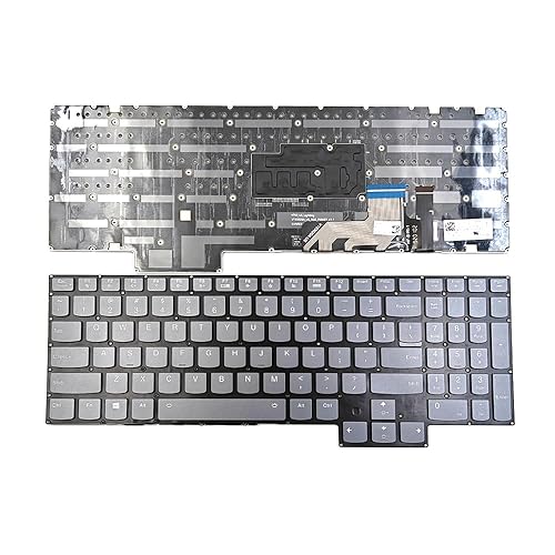 KGIGIBE Replacement Backlit Keyboard for Lenovo Legion 7-16ACHg6 16ITHg6 7-15IMH05 7-15IMHg05 Laptop Keyboard US Backlit Without Frame