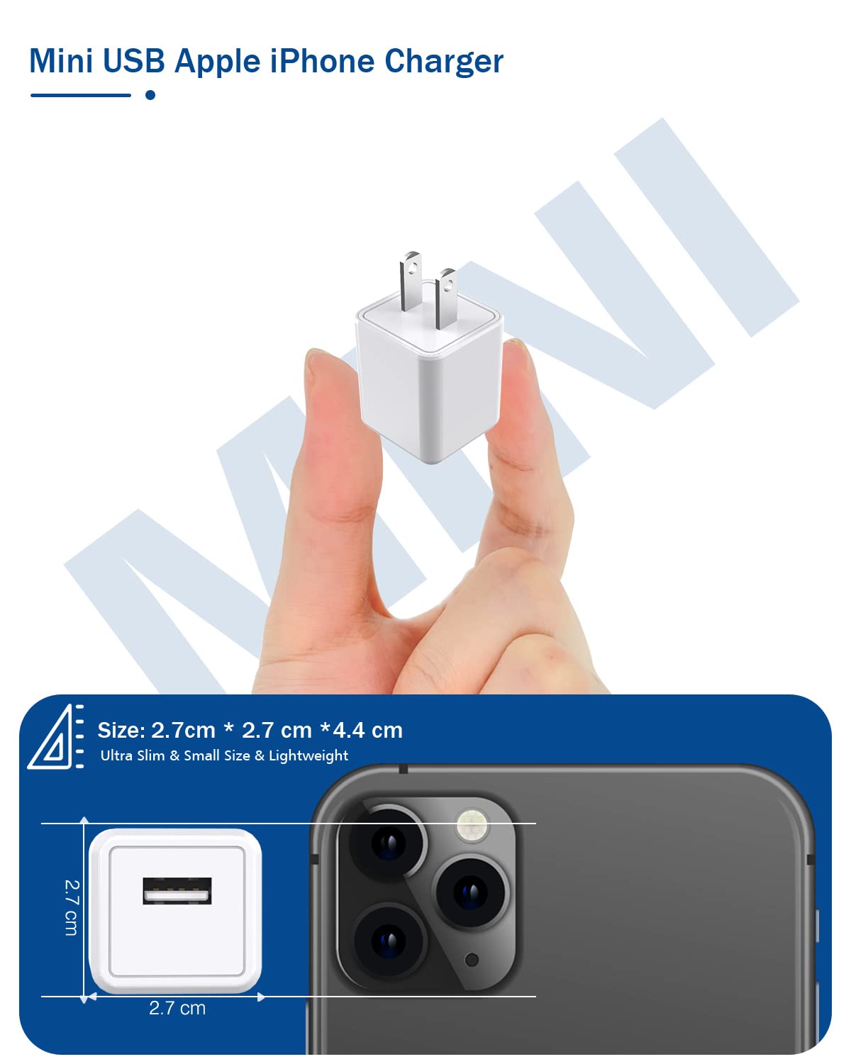 10FT Long iPhone Charger,[Apple MFi Certified] 2Pack 10Foot USB to Lightning Charging Cable Cord USB Wall Phone Charger Power Adapter Travel Plug…