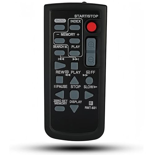 Replacement Remote Control RMT-831 (147849541) Compatible for Sony DCR Series DCR-HC20 DCR-IP1 CCD-TRV138 DCR-HC21 DCR-IP1E CCD-TRV338 DCR-HC30