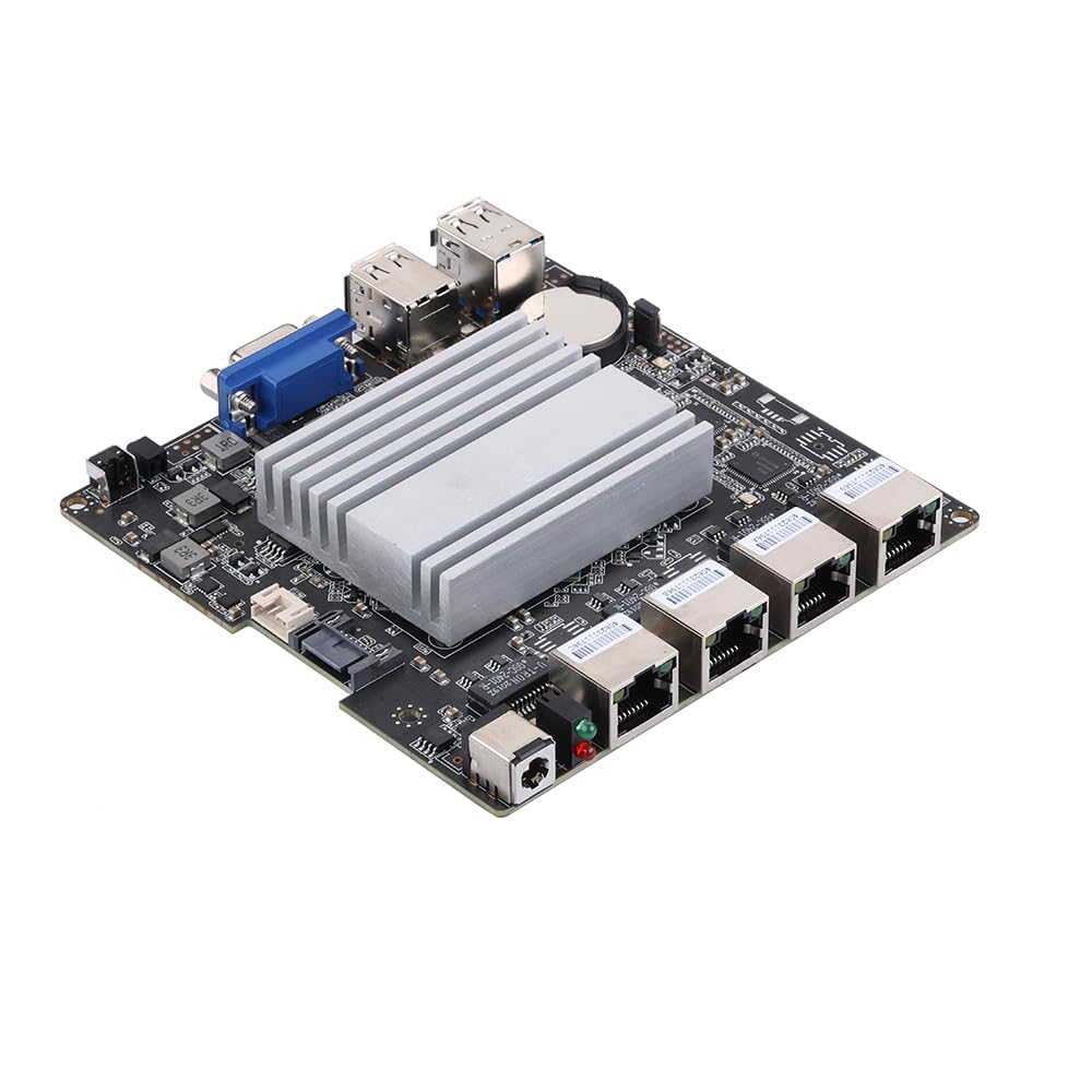 Qotom Multi-Function Router Q190G4 1U Celeron J1900,2.0GHz Quad Core (barebones) -4xGigabit LAN,Used As A Router/Firewall/Proxy 24/7