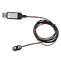 USB to 9V Battery Connector Eliminator Replace 6F22 6LR61 Power Converter Kit Connect Cable 78IN 200CM Multi for Multimeter,LED Light,Electronic…