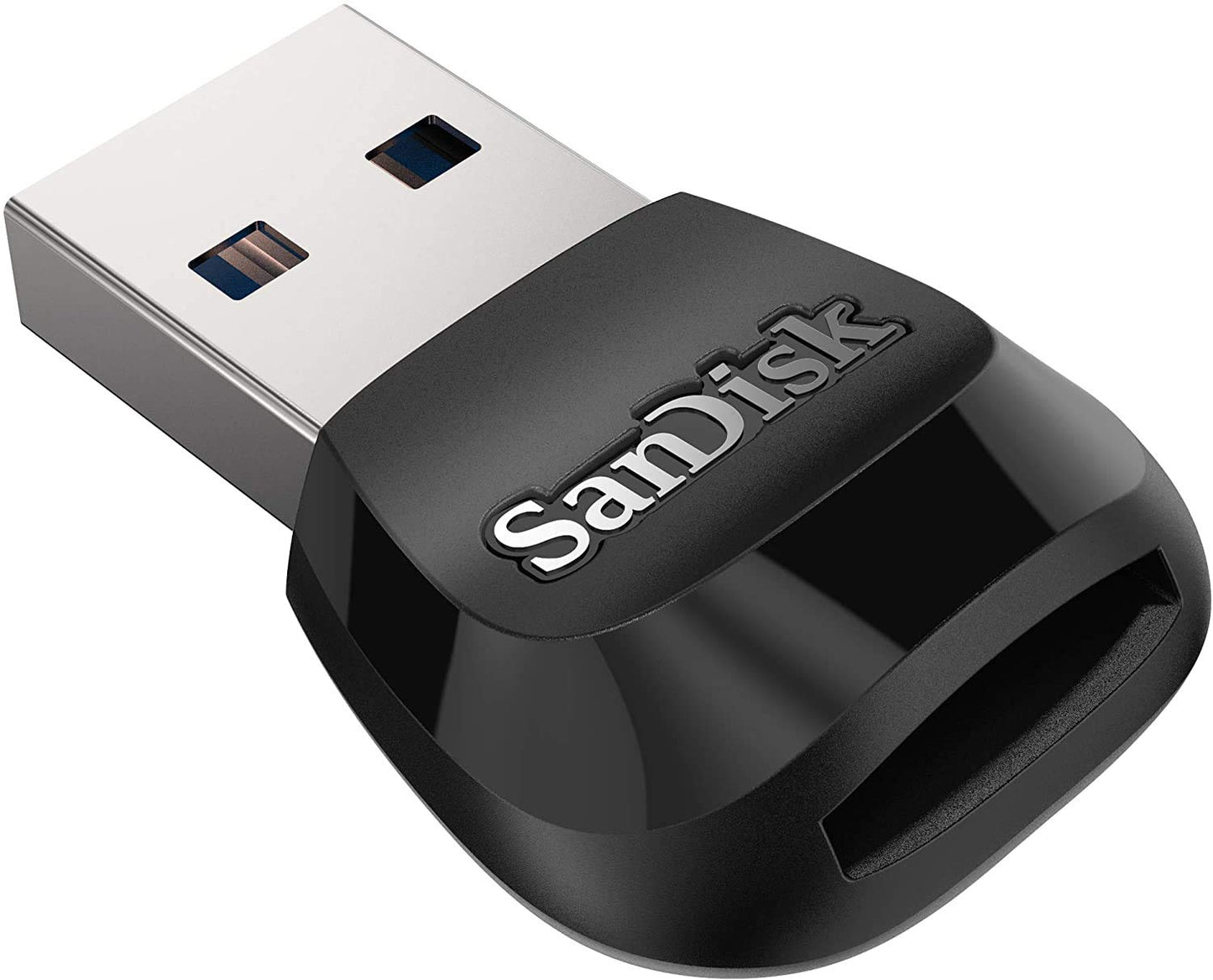 SanDisk Card Reader (2 Pack) MobileMate USB 3.0 for MicroSD Memory Card (SDDR-B531-GN6NN) Bundle with (1) Everything But Stromboli Micro to SD Adapter