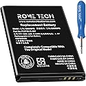 TI-84 Plus CE Battery Replacement - 1200mAh, Compatible with Texas Instruments TI-84 Plus CE, High Capacity 3.7 Volt Rechargeable Battery…
