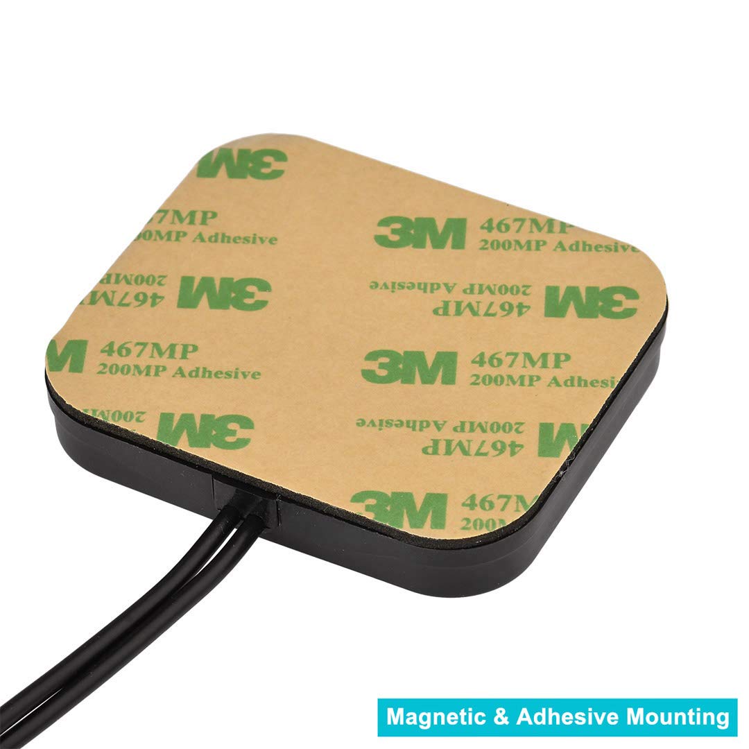 Bingfu 4G LTE Adhesive Magnetic Mount Antenna MIMO SMA Male Antenna Compatible with 4G LTE Wireless Home CPE Mobile Modem Hotspot Industrial IoT