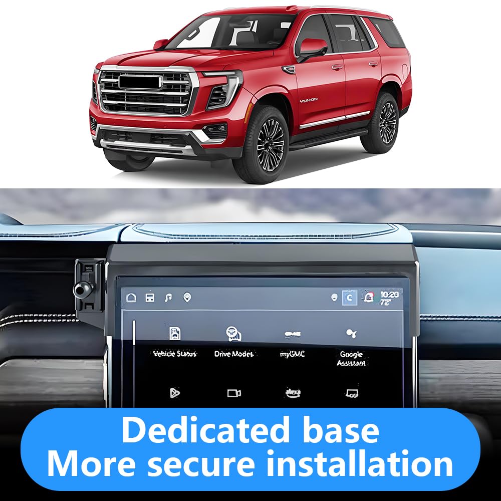 LUNQIN Car Phone Holder for GMC Yukon 2025 2026 and GMC Yukon XL 2025-2026 Auto Interior Accessories Best Cell Phones Mount Cellphone Mobile Cradle