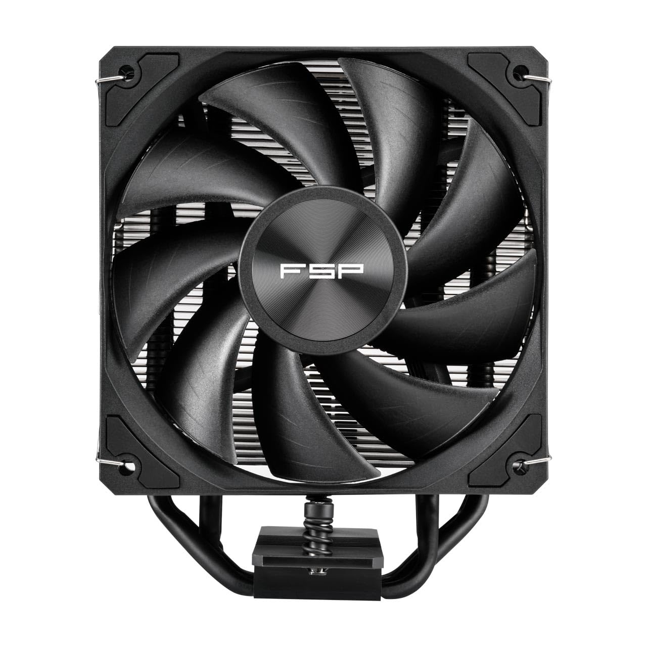 FSP NP5 Air CPU Cooler, 120mm Quiet Fan, 4 Heat Pipes, LGA 1851/1700/1200, AM4/AM5 (NP5-Black)