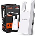 Tenda WiFi Range Extender AC1200 - WiFi Extender with Gigabit Ethernet Port, 1.2Gbps Home Signal Booster, Dual Band, Up to 1600 Sq & 32 Devices