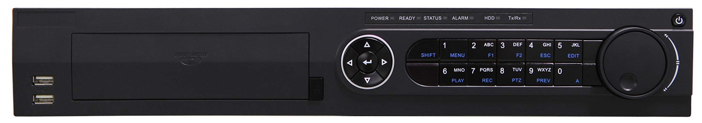 Hikvision OEM 16 Channel NVR Compatible as DS-7716NI-SP/16, H.264, Upto 6MP, Integrated 16 Port PoE, HDMI, 4-Sata, 2 TB HDD Included