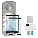 NEEWER X4/X5 Screen Protector Accessories Kit (2 Pack) Compatible with Insta 360 X5 Insta360 X4 Action Camera, 9H HD Anti Scratch Tempered Glass