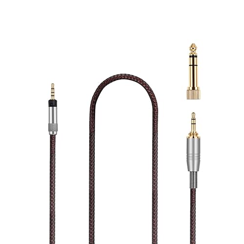 KetDirect Replacement Audio Cable Upgrade Headphone Cord with Lock Connector for Sennheiser HD558, HD518, HD598, HD598 SE, HD598 Cs, HD598 SR, HD599…
