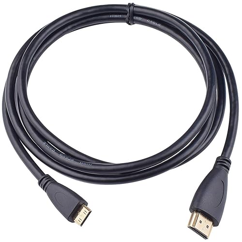 Alitutumao Camera to TV Monitor HDMI Cable Cord Canon Camera Mini HDMI to HDMI Cable Compatible with Canon PowerShot ELPH EOS Rebel DSLR SL1 SL2 T1i