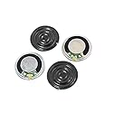 uxcell 1Watt 8 Ohm Round Internal Magnet Speaker Loudspeaker 20mm Dia 4 Pcs