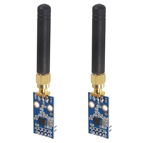 2PCS CC1101 Wireless Module with SMA Antenna Wireless Transceiver Module 315/433/868/915MHZ