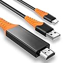 PRO USB Type-C HDMI Compatible with Samsung Galaxy A20s at 8k/4k Plus Power 6ft/1.8M Cable:Full 4k 2160p@60Hz/8k 7680x4320@30Hz Thunderbolt 3/4