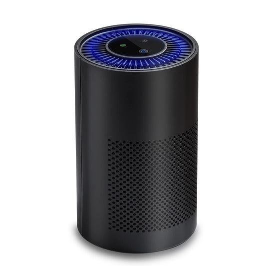 WSTA Hepa Air Purifiers for Home,Bedroom,Office-Black,W080B