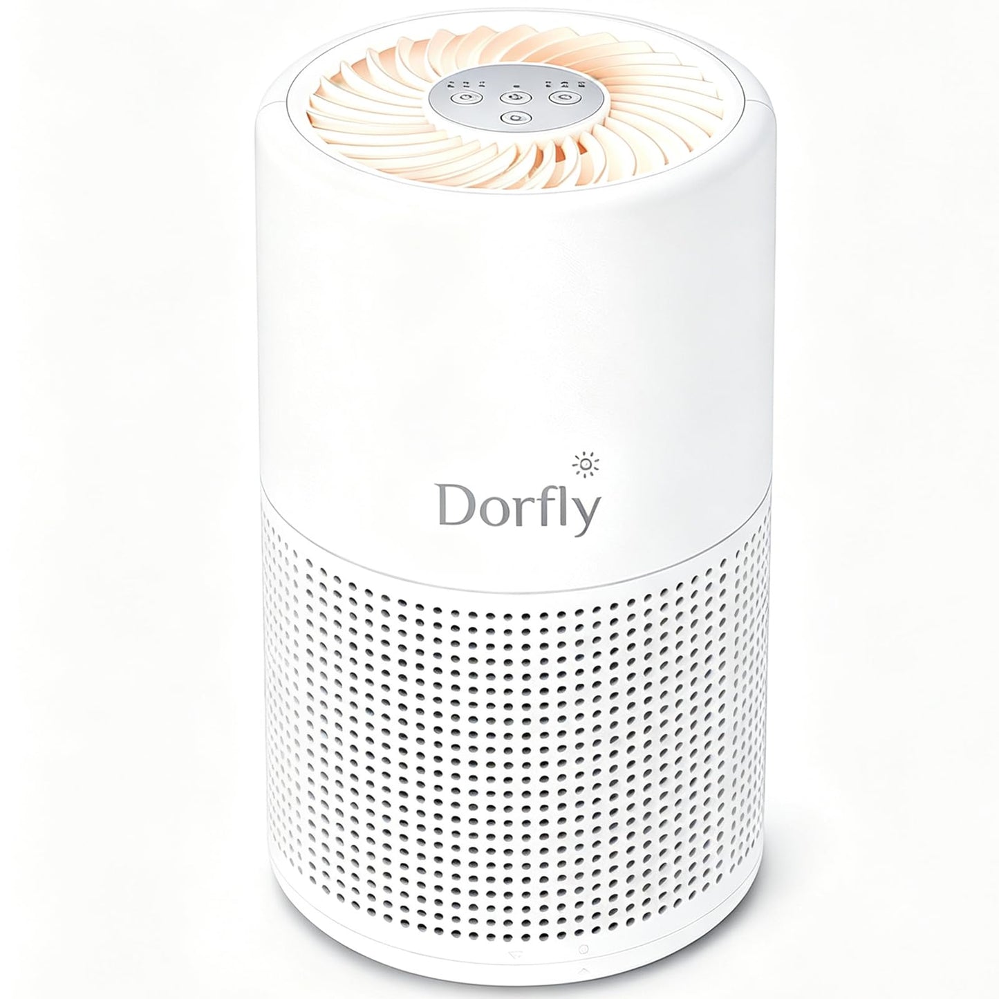 Dorfly Air Purifier for Home, White, with Night Light