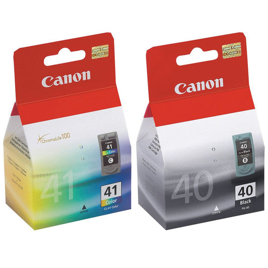 Canon PG-40 and CL-41 Ink Cartridge Set New