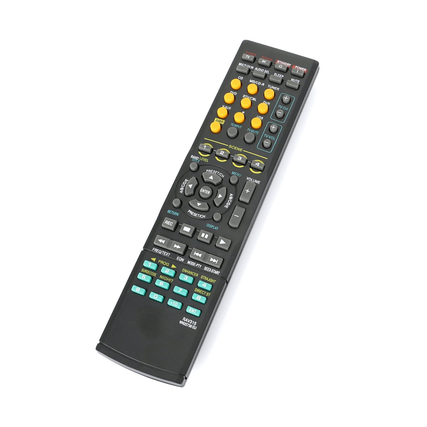 RAV315 Replace Remote Control fit for Yamaha AV Receiver Home Audio RX-V461 RX-V561 377 640 WN22730 EU RAV311 HTR-6040 HTR-6050 HTR-6230