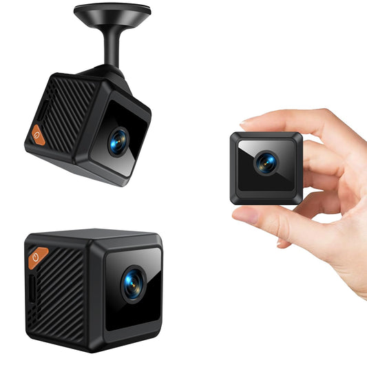 Mini Hidden Camera WiFi Wireless - Indoor Security Camera with Motion Detection, Night Vision, App Control, SD Card Storage - Compact Camera for Home