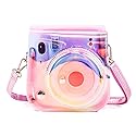 Yitengteng Illusion-colour Camera Case for Fujifilm Instax Mini 11/9/8 Camera,Adjustable PVC Camera Protective Cover Sling Shell Bag with Shoulder