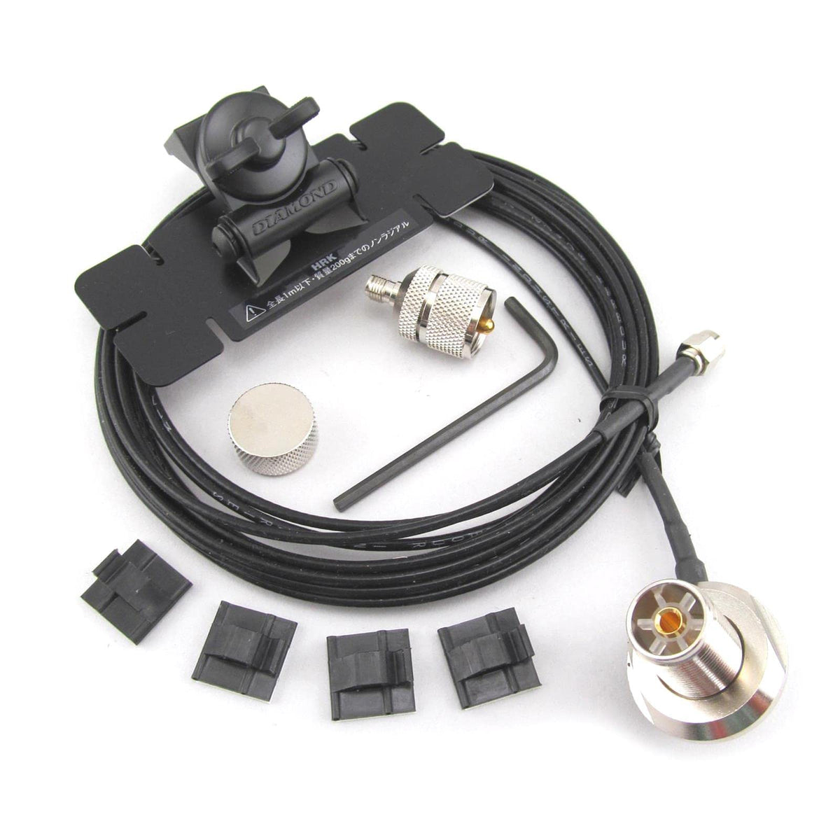Diamond Original HRKS Adhesive Backed Mount for Mobile Radio Antennas, Heavy Duty Adhesive Surface Mount, Secure Low Profile Installation for Vehicles, Amateur Radio and Communication Equipment