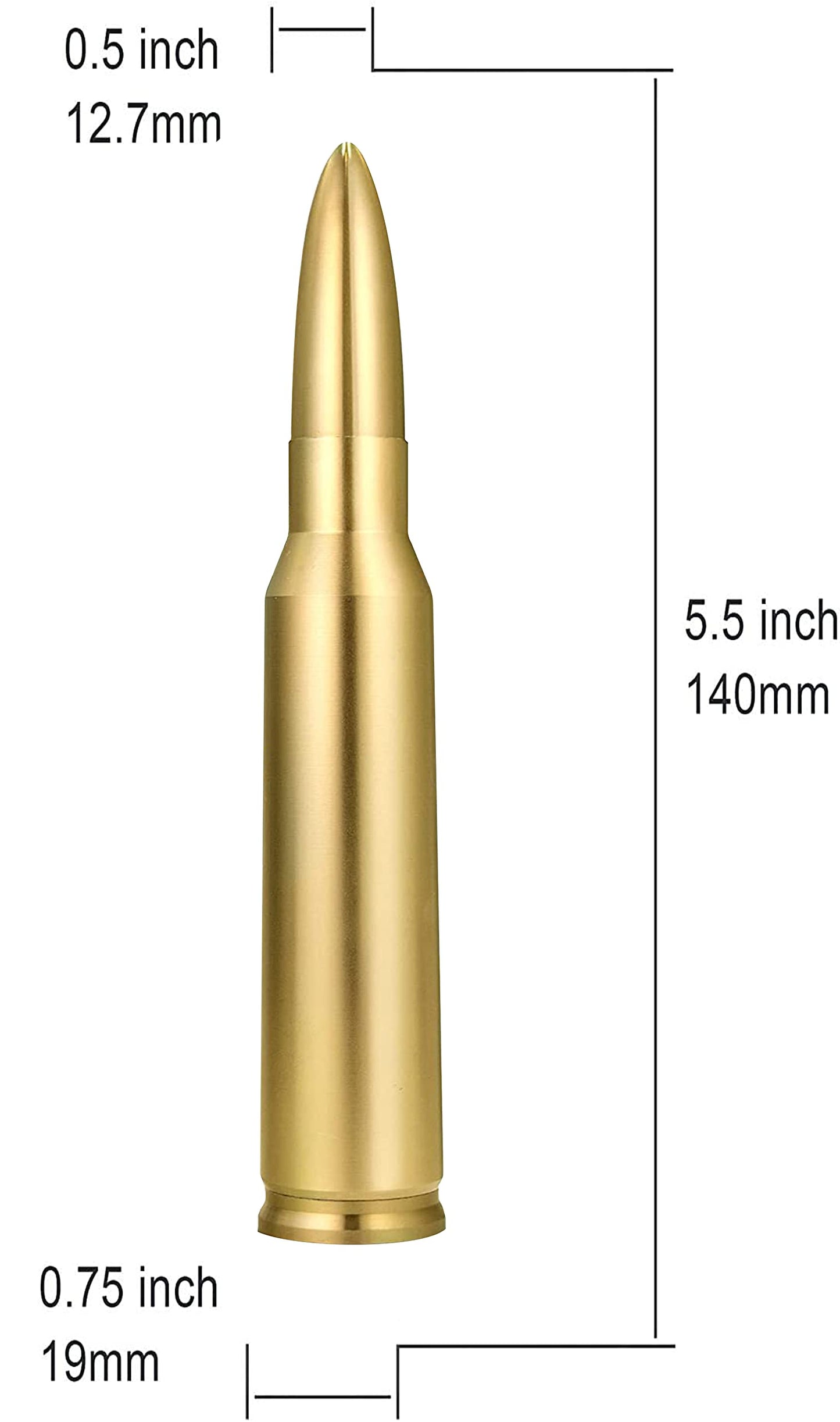 Bullet Antenna Car Truck Accessories for Ford F150 F250 F350 Super Duty Raptor Bronco Trucks Dodge RAM 1500 2500 3500 (Fits All Truck Model Years)