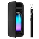 Geekria Shield Speaker Case Compatible with JBL Pulse 4, Replacement Hard Shell Portable Speaker Protective Carrying Bag with Cable Storage Keychain