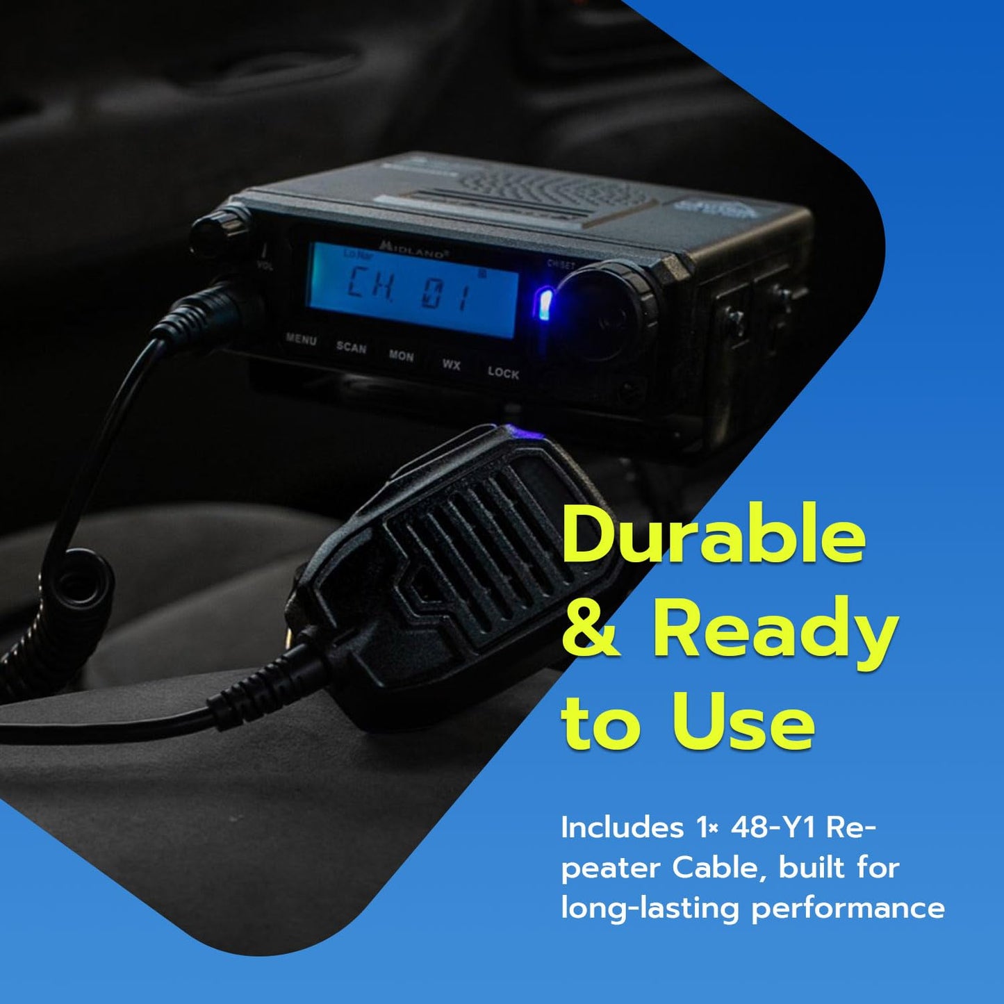 Gam3Gear 48-Y1 Repeater Controller Cable for YAESU BAOJIE TYT Mobile FT-2800 T-8800 FT-7800 Radio Walkie Talkie