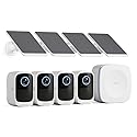 Safemo 4K Security Cameras Wireless Outdoor/Indoor, Battery Cameras for Home Security, No Monthly Fees, 32G Local Storage, Advanced AI, 5W Solar