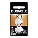 Duracell DL2016B2PK Lithium Coin Battery, 2016, 2/Pack