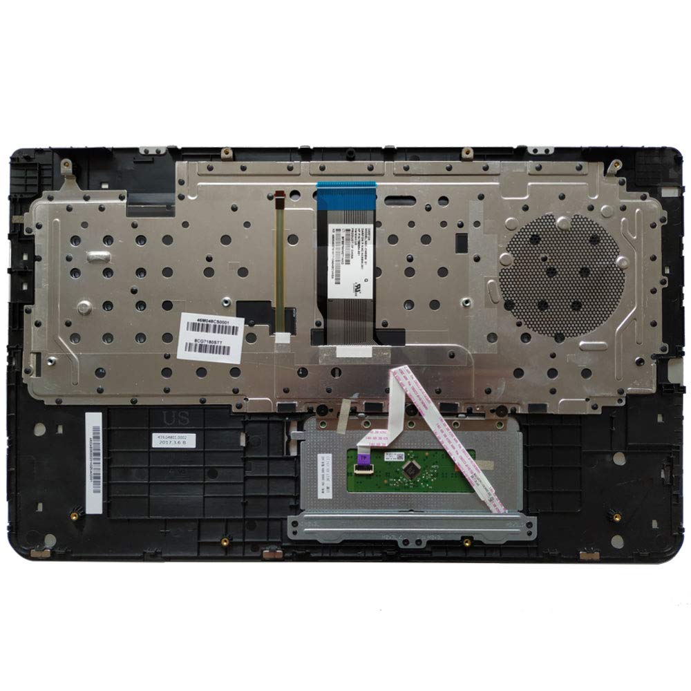Laptop Replacement Keyboard fit HP Envy M6-W102DX 798954-001 US Layout with Palmrest Cover Case TouchPad C Shell